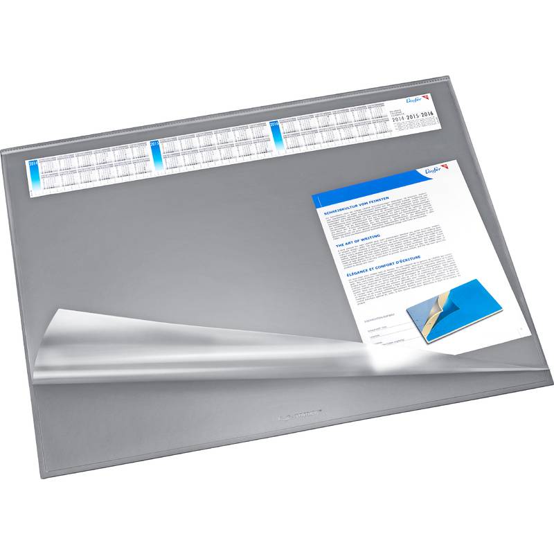 Läufer Schreibunterlage SYNTHOS VSP, 520 x 650 mm, grau