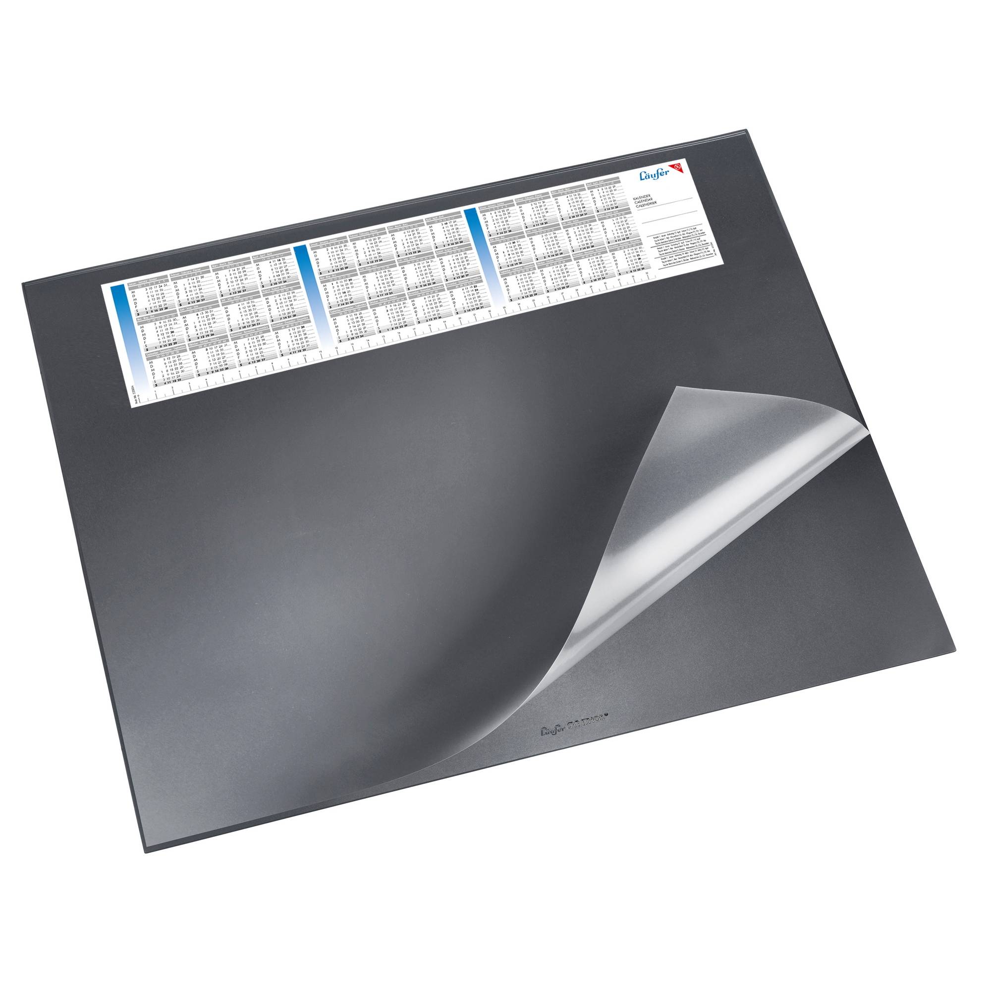 Läufer Schreibunterlage Synthos 17201 Folie 53x40cm sw