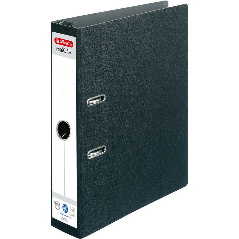 herlitz Hängeordner maX.file, Rückenbreite: 70 mm, schwarz
