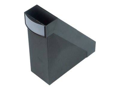 Helit Linear - Stehsammler - für A4 - Schwarz