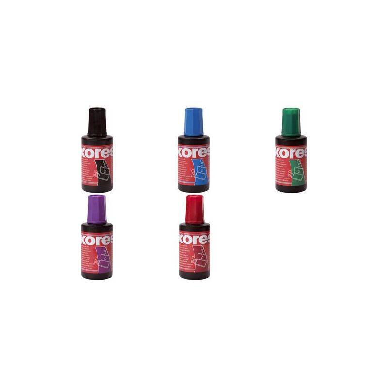 Kores Stempelfarbe, Inhalt: 28 ml, grün