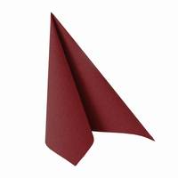 PAPSTAR ROYAL Collection - Serviette - Grösse 40 x 40 cm - Einweg - Bordeaux (Packung mit 50)