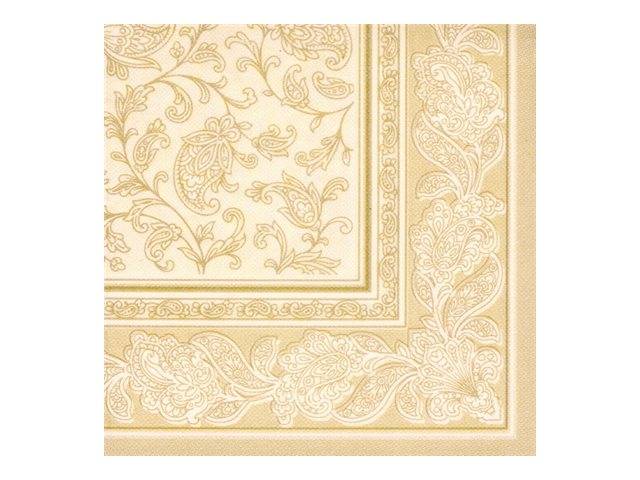 PAPSTAR ROYAL Collection - Serviette - Grösse 40 x 40 cm - Einweg - Champagnerfarben (Packung mit 50)