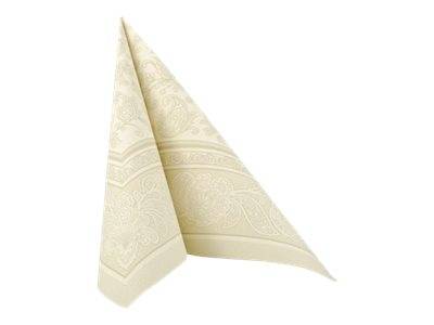 PAPSTAR ROYAL Collection - Serviette - Grösse 40 x 40 cm - Einweg - Champagnerfarben (Packung mit 50)