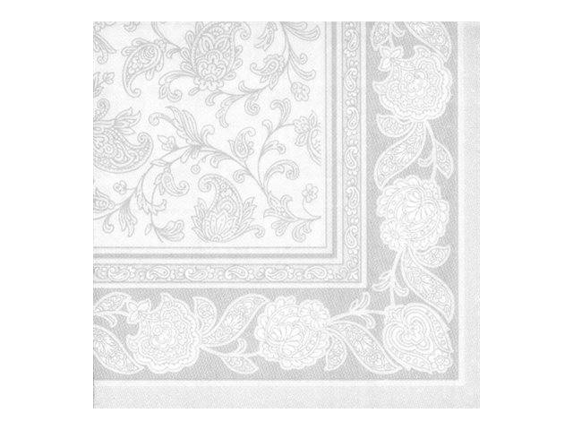 PAPSTAR ROYAL Collection - Serviette - Grösse 40 x 40 cm - Einweg - weiß (Packung mit 50)