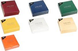 PAPSTAR Servietten, 330 x 330 mm, 3-lagig, dunkelblau 1/4 Falz, Tissue, eingeschweißt