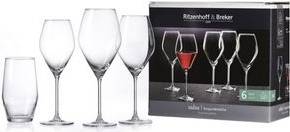 Ritzenhoff & Breker Longdrinkglas ''SALSA'', 0,37 l spülmaschinengeeignet, bauchige Form, Höhe: 150 mm