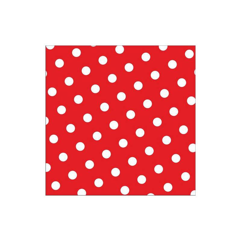 PAPSTAR Motiv-Servietten "Dots", 330 x 330 mm, rot