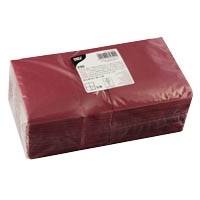 PAPSTAR Cocktail-Servietten, 240 x 240 mm, 3-lagig, bordeaux 1/4 Falz, Tissue, Daily Collection