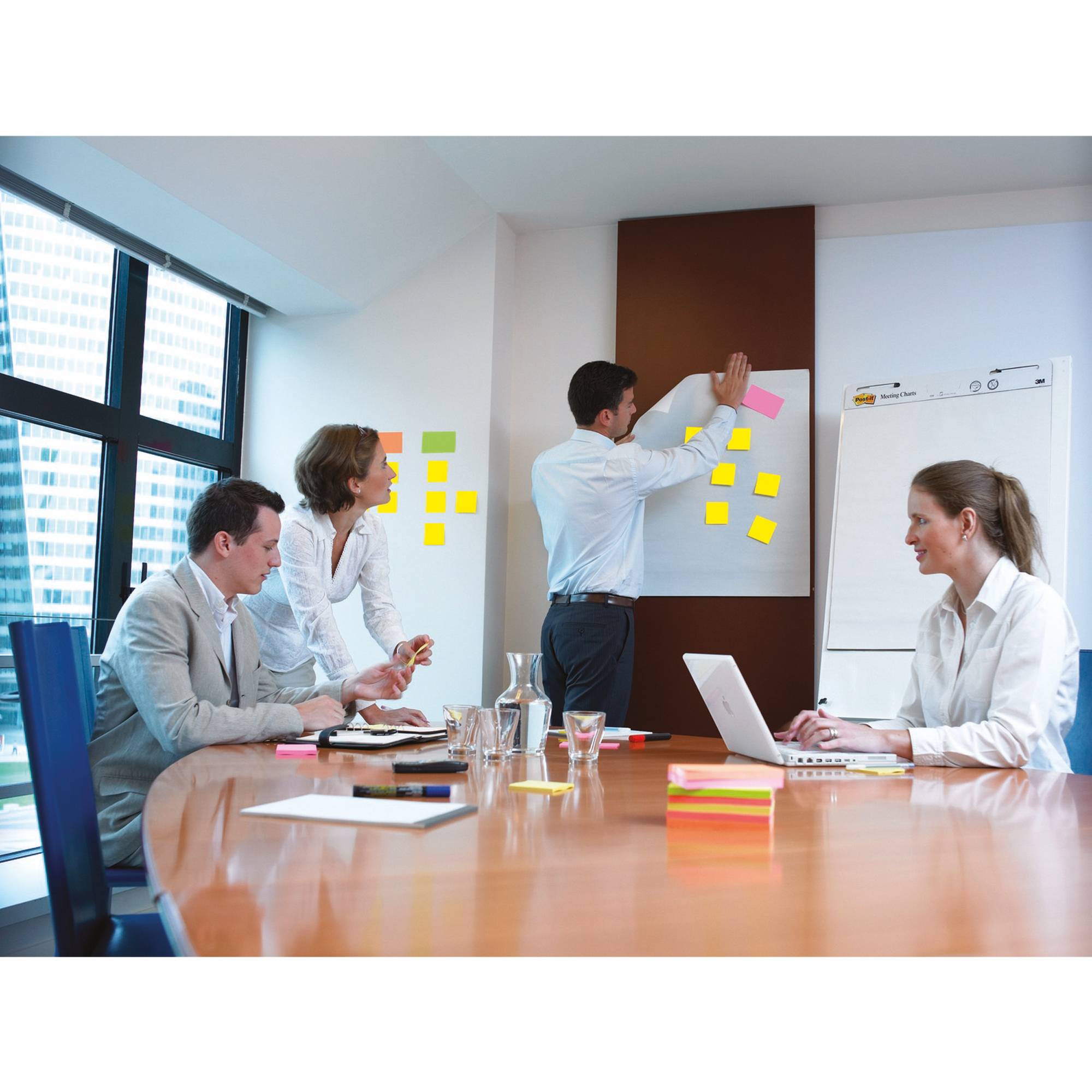 Post-it Flipchartblock Super Sticky tabletop ws 20Bl