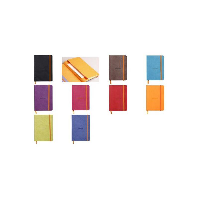 RHODIA Notizbuch RHODIARAMA, DIN A6, liniert, orange