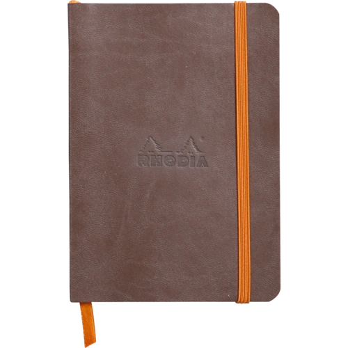Rhodia flexibles Notizbuch A6 72 Bl liniert, Papier 90g, Braun 117303C Rhodia flexibles Notizbuch A6 72 Bl liniert, Papier 90g, Braun 117303C