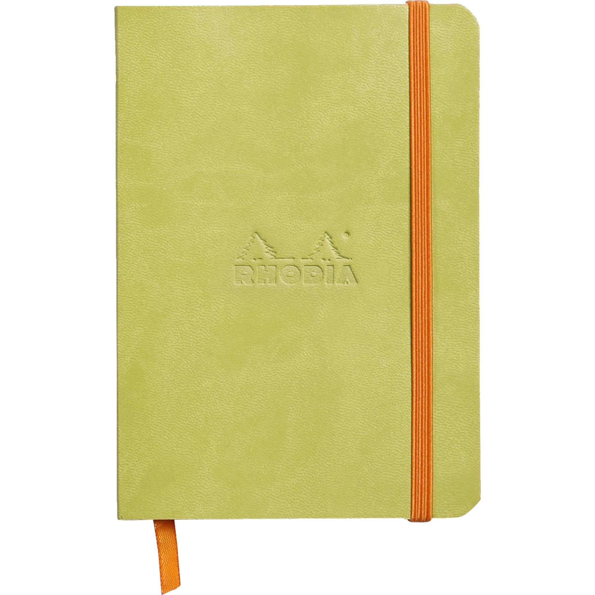 Rhodia flexibles Notizbuch A6 72 Bl liniert, Papier 90g, Anisgrün 117306C