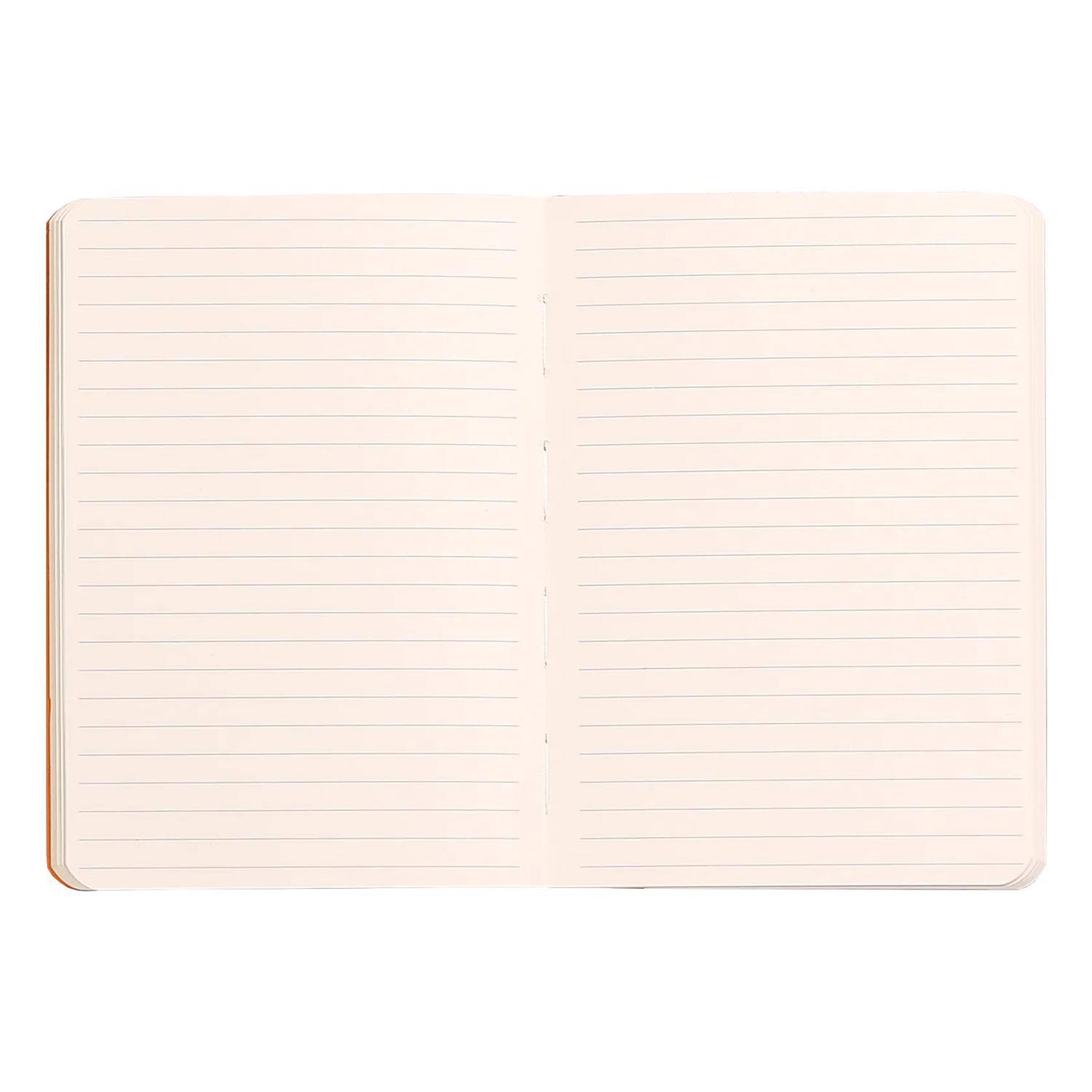 Rhodia flexibles Notizbuch A6 72 Bl liniert, Papier 90g, Saphir 117308C