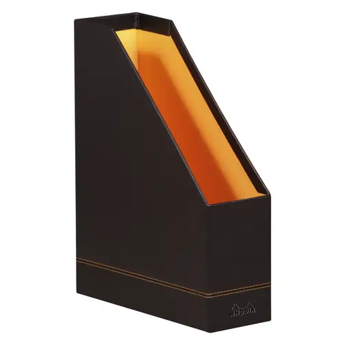 Rhodia Rhodiarama Stehsammler aus Kunstleder, 10x25x31cm - Schwarz 118836C Rhodia Rhodiarama Stehsammler aus Kunstleder, 10x25x31cm - Schwarz 118836C