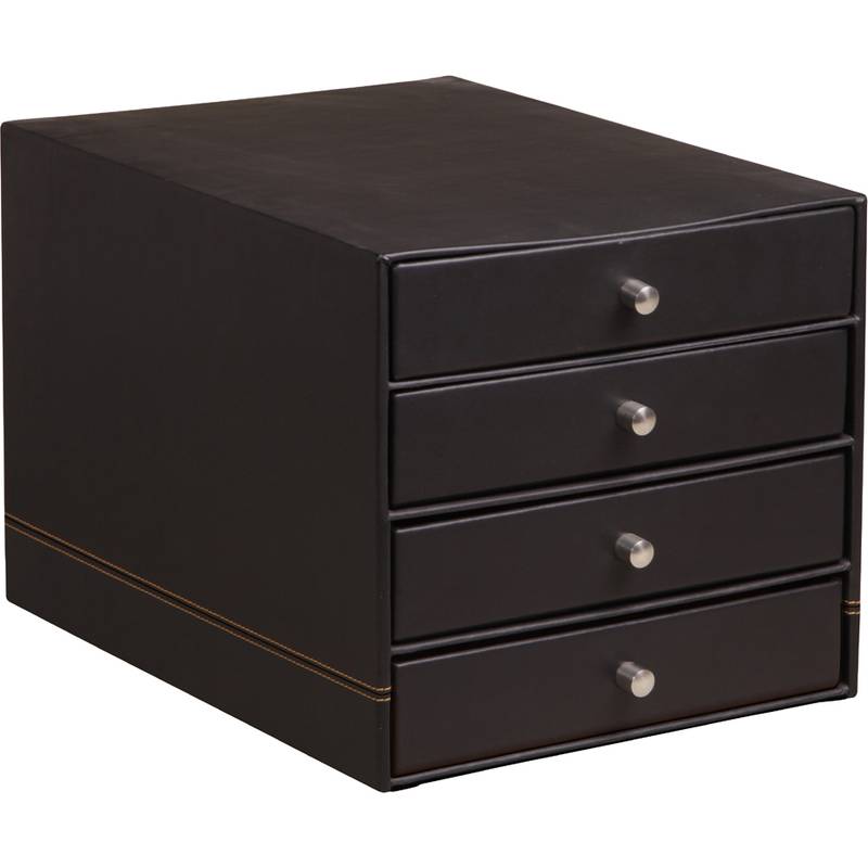 RHODIA Schubladenbox RHODIARAMA, 4 Schübe, schwarz
