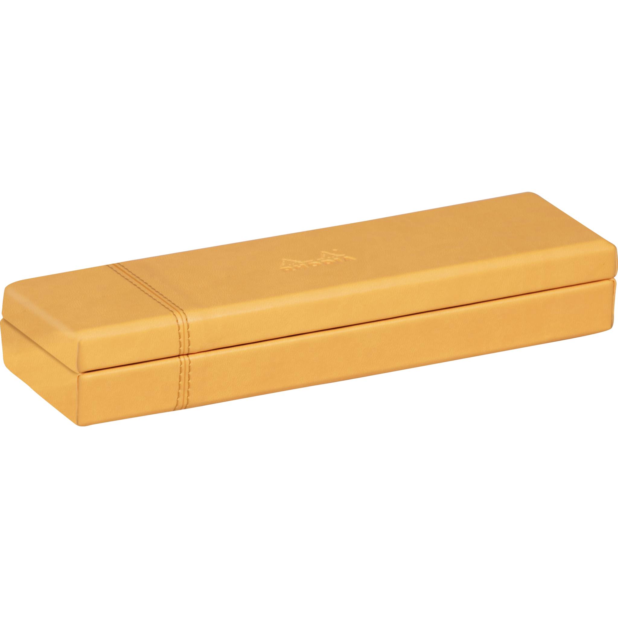 Rhodia Rhodiarama Stiftebox aus Kunstleder, 21x5,5x3cm - Orange 118870C