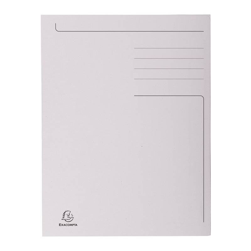 EXACOMPTA Aktenmappe, DIN A4, Karton, hellgrau
