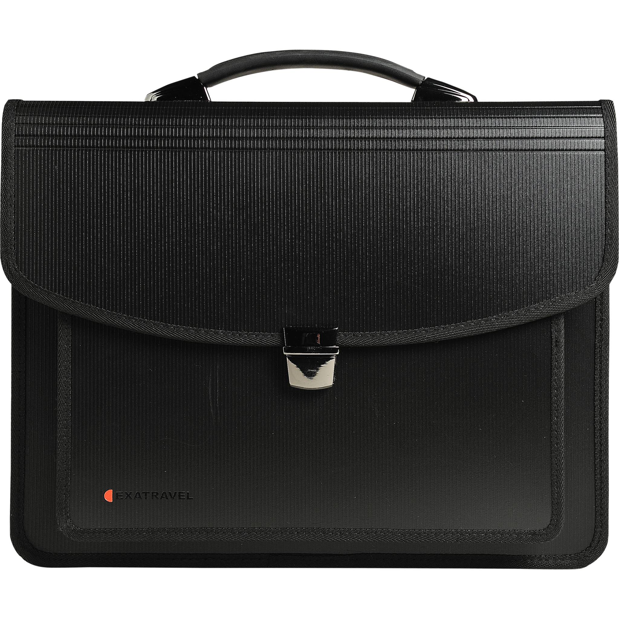 Exacompta EXATRAVEL Multifunktionstasche Exactive PP, 31x40 cm, Schwarz, 55734E