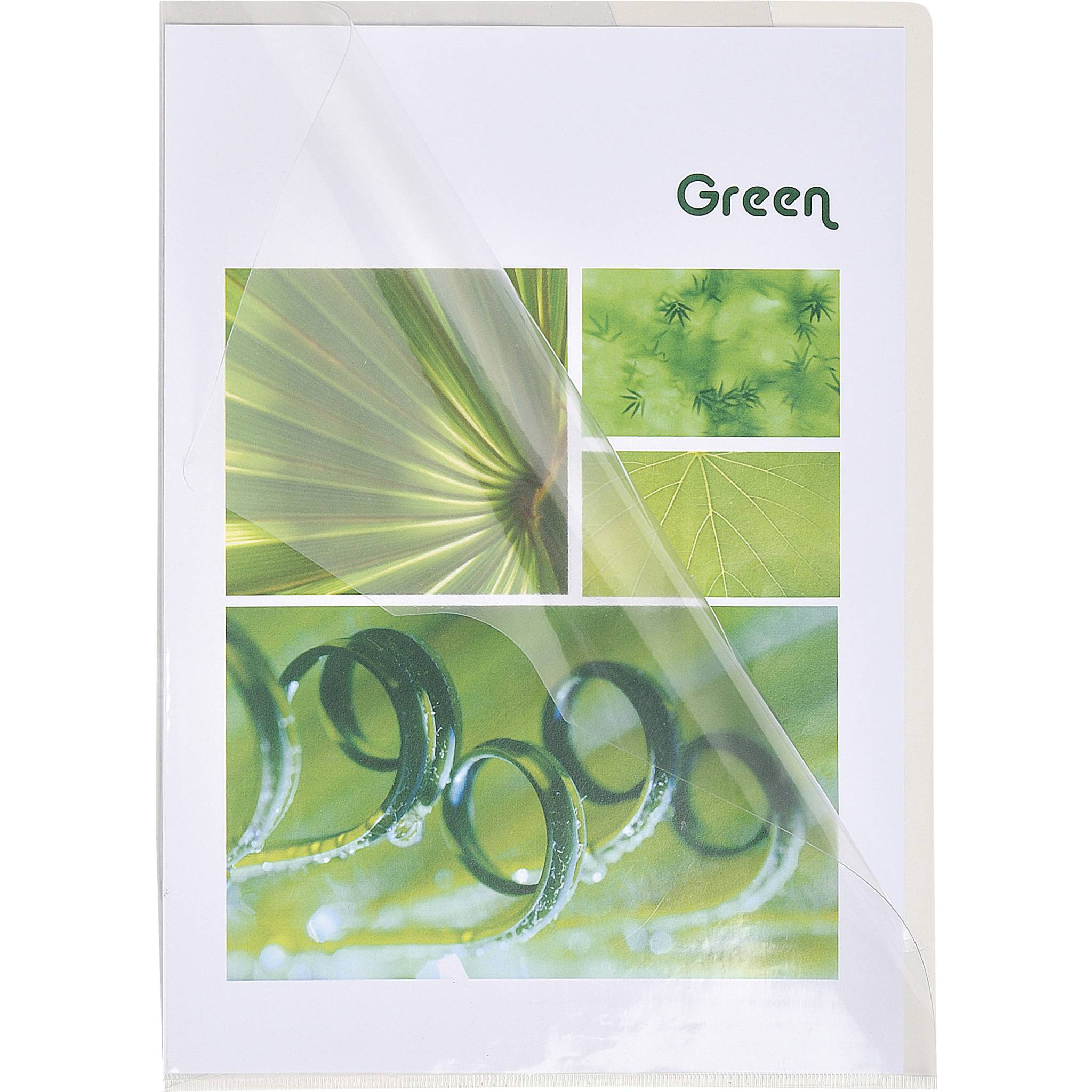 Exacompta Pack 100 Aktensichthüllen glattem festem PVC 130µ A4 Kristall 661230E