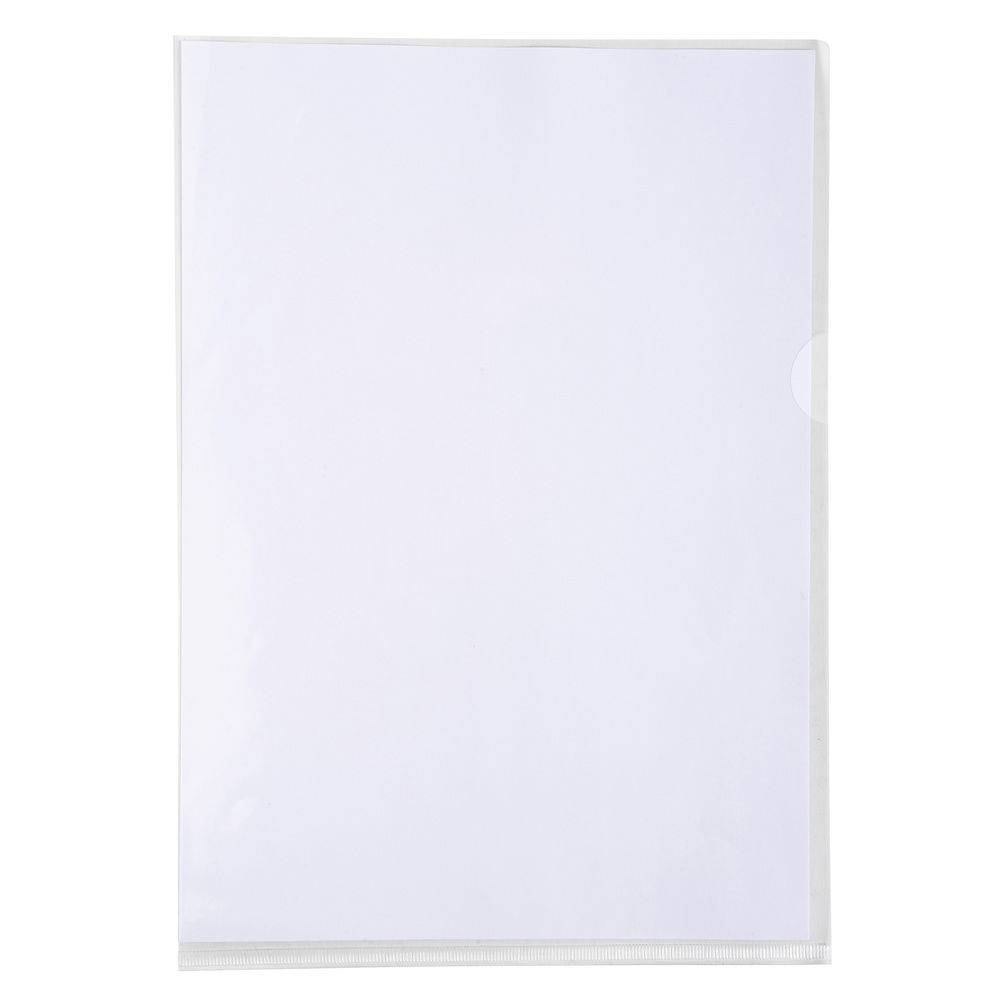 Exacompta Pack 100 Aktensichthüllen glattem festem PVC 130µ A4 Kristall 661230E