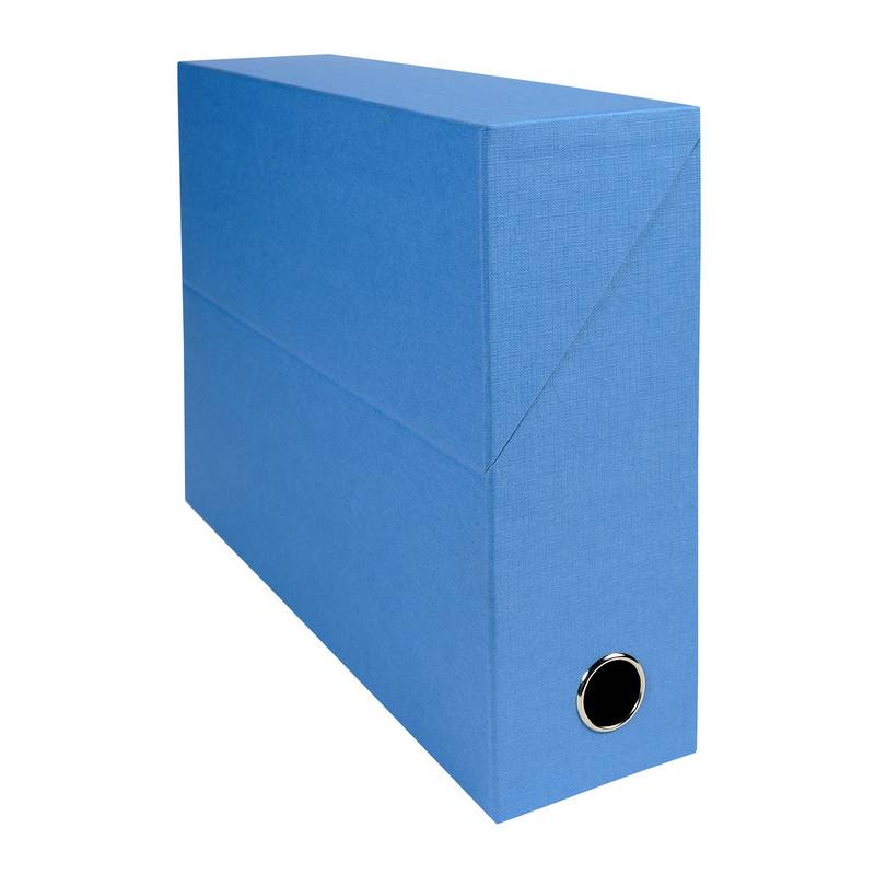 EXACOMPTA Archivbox, DIN A4, Karton, 90 mm, hellblau
