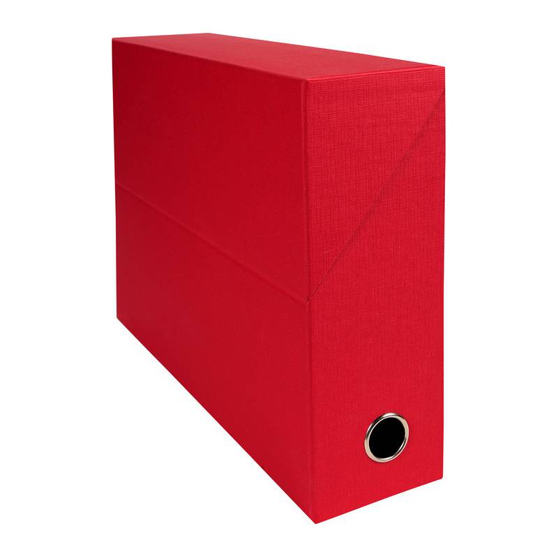 EXACOMPTA Archivbox, DIN A4, Karton, 90 mm, rot
