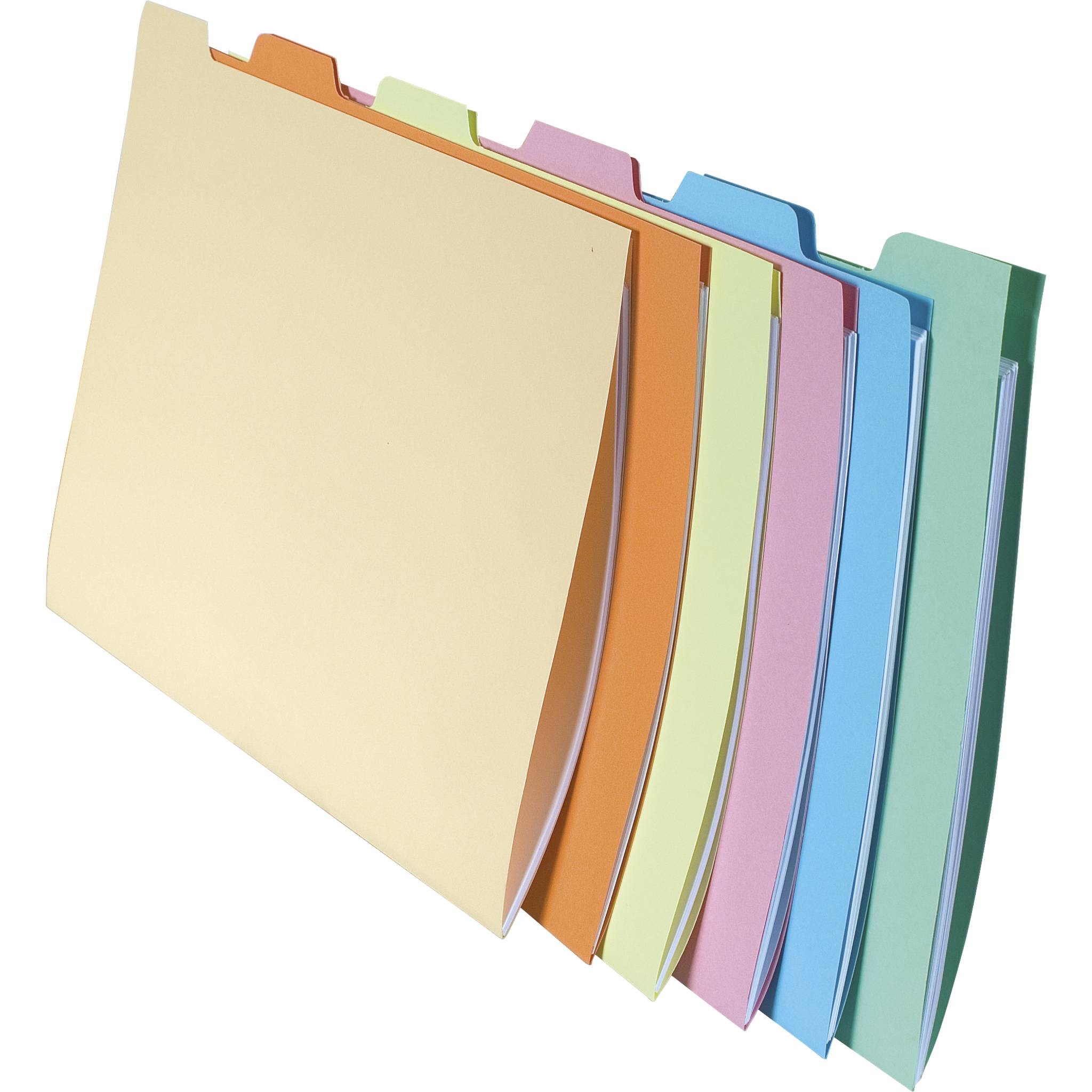 Exacompta Pack 10x6 Aktenmappe für Hängeregistraturen, A4, sortiert, 337000E