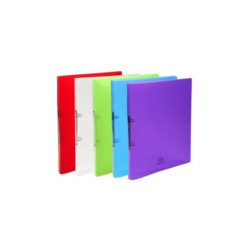EXACOMPTA Ringbuch PP, 2-Ring-Mechanik, DIN A4, kristall