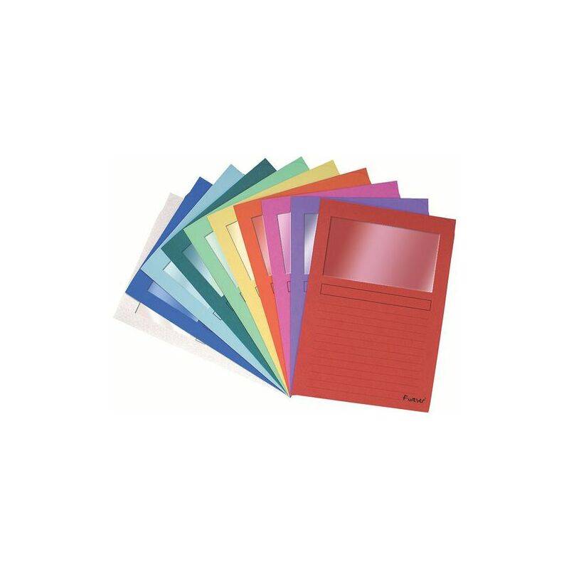 EXACOMPTA Sichtmappe FOREVER, DIN A4, 130 g/qm, sortiert