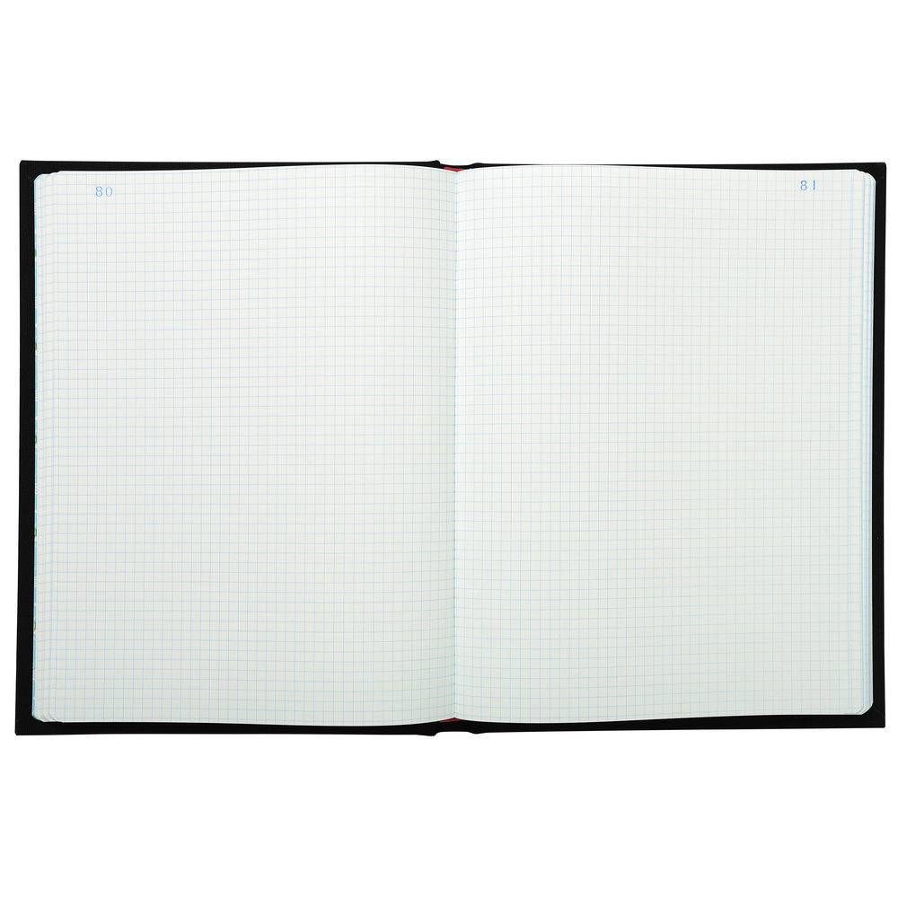 Exacompta Kladde + kaschiertem Leineneinband, A4, 100 Blatt, 110g, kariert, 412E