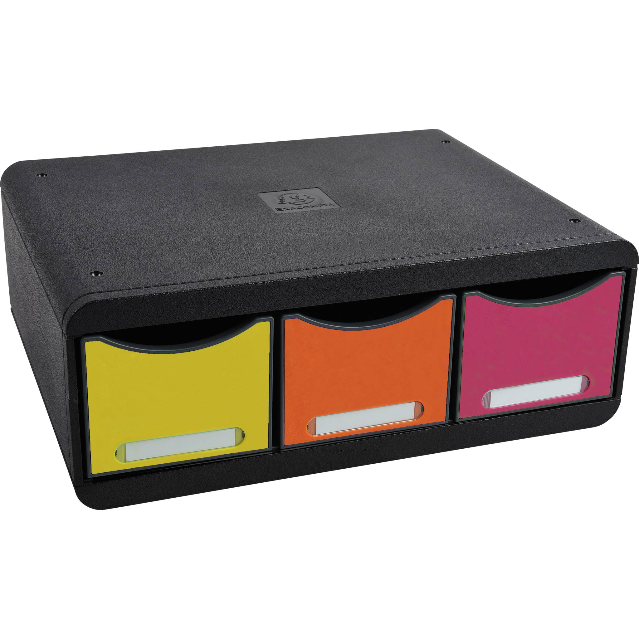 Exacompta TOOLBOX, Ablagemodul mit 3 Schubladen - Regenbogen - 318798D