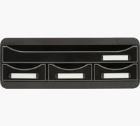 Exacompta 319714D, Polystyrene, Schwarz, A4, 355 x 270 x 134 mm