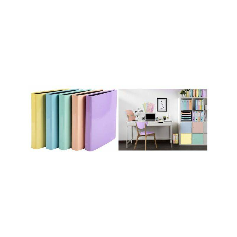 EXACOMPTA Ringbuch Aquarel, 2-Ring-Mechanik, pastellgrün