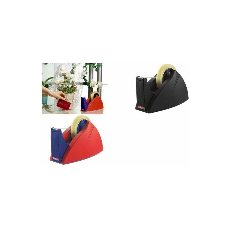tesa Tischabroller Easy Cut Professional, rot / blau