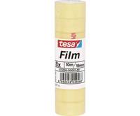 Tesafilm Standard - Büro-Klebeband - 19 mm x 10 m - Polypropylenfolie - transparent (Packung mit 8)