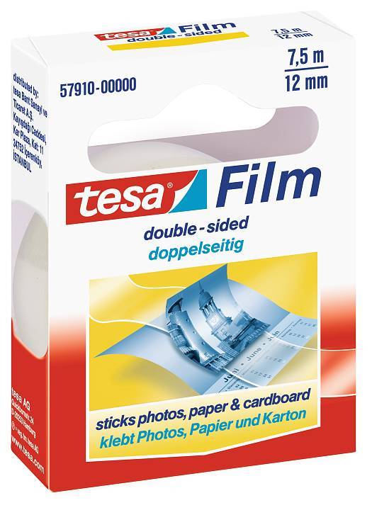 TESA 57910, Transparent, Verpackung, Polypropylen (PP), 7,5 m, 12 mm