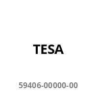 Das Bild zeigt das Wort 'TESA' in fetter Schrift über einer Referenznummer '59406-00000-00'.