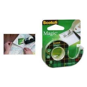3M Scotch Klebefilm Magic 810, unsichtbar, 19 mm x 30 m Kerndurchmesser: 25 mm, inkl