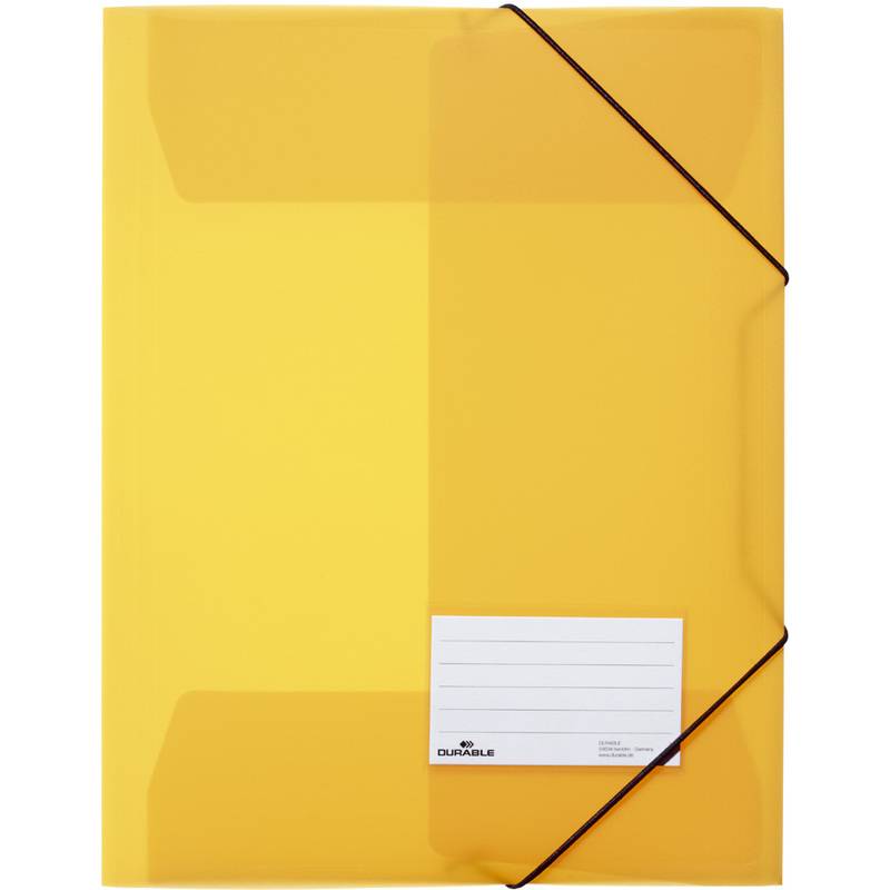 DURABLE Eckspannermappe, DIN A4, PP, gelb