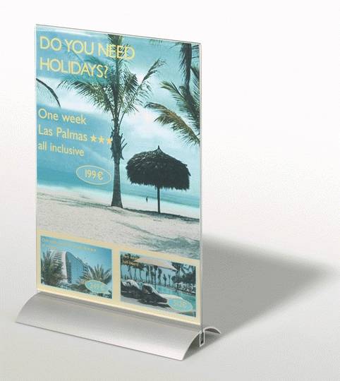 Durable PRESENTER A4, Acryl, Transparent, 212 mm, 85 mm, 323 mm