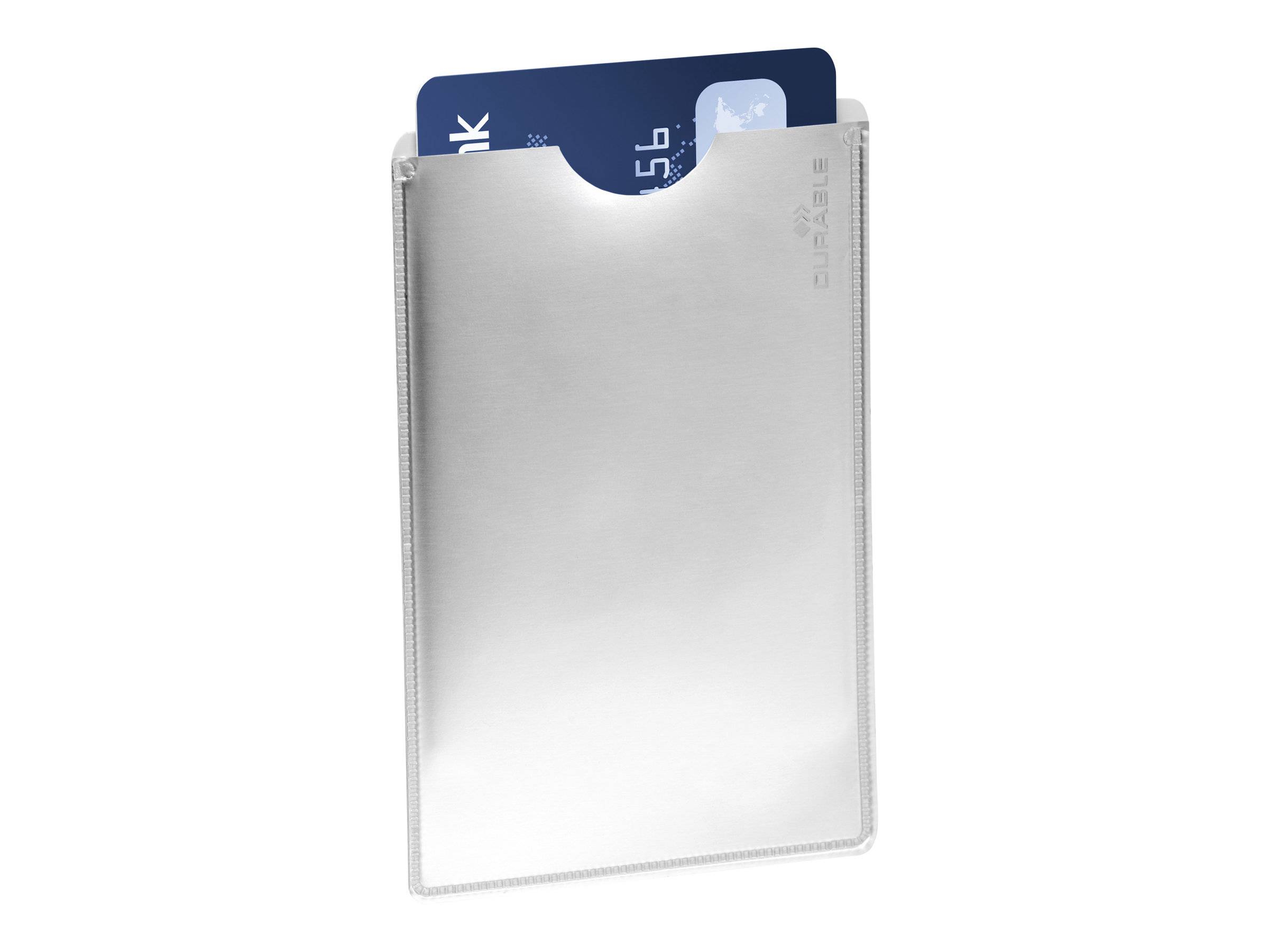 DURABLE - Visitenkartenkasten - Silber (Packung