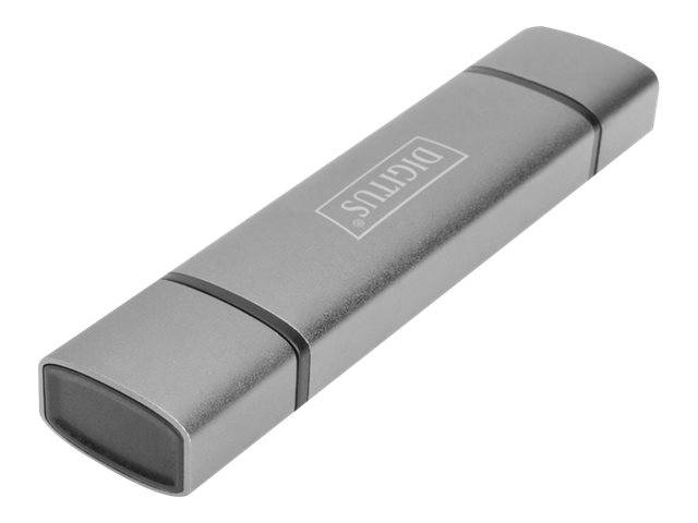 DIGITUS Dual Card Reader Hub USB-C™ / USB 3.0, OTG