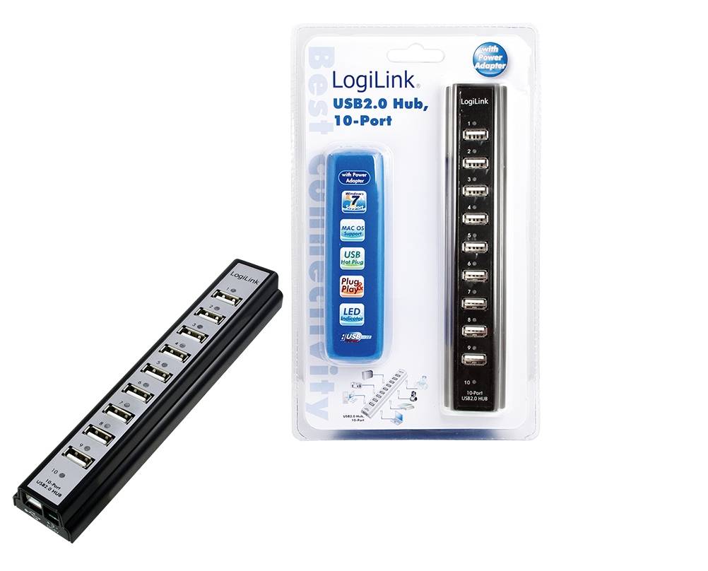 LogiLink USB 2.0 Hub 10-Port UA0096