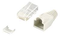 LogiLink - Netzwerkanschluss - RJ-45 (M) - ungeschirmt - CAT 6 (Packung mit 100)
