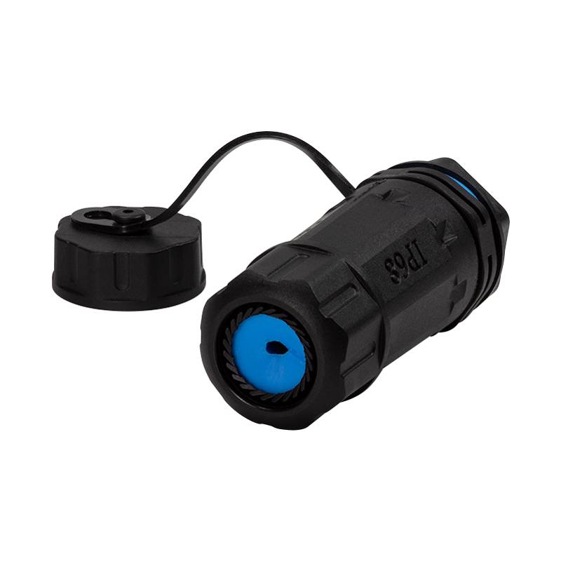 LogiLink Industrie Schraub-Kupplung Kat.6A, mit Kabelmuffe