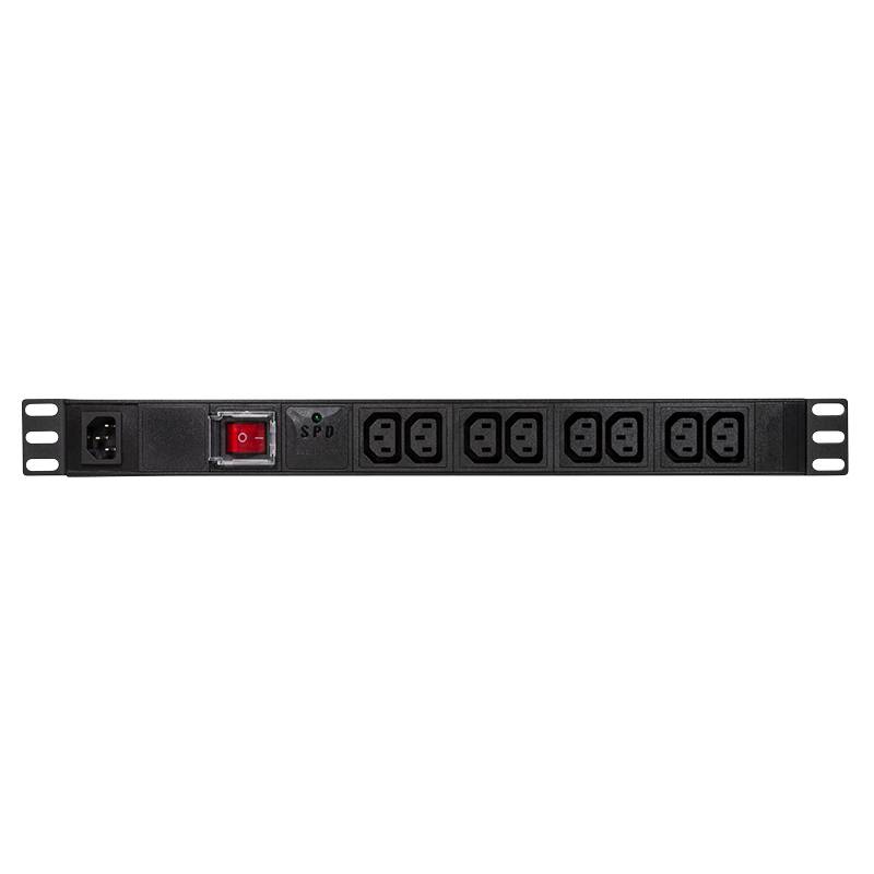 LogiLink - Stromverteilungseinheit (Rack - einbaufähig) - Wechselstrom 250 V - 2500 Watt - Eingabe, Eingang IEC 60320 C1