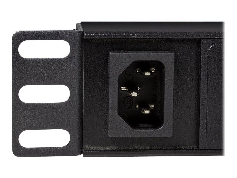 LogiLink - Stromverteilungseinheit (Rack - einbaufähig) - Wechselstrom 250 V - 2500 Watt - Eingabe, Eingang IEC 60320 C1
