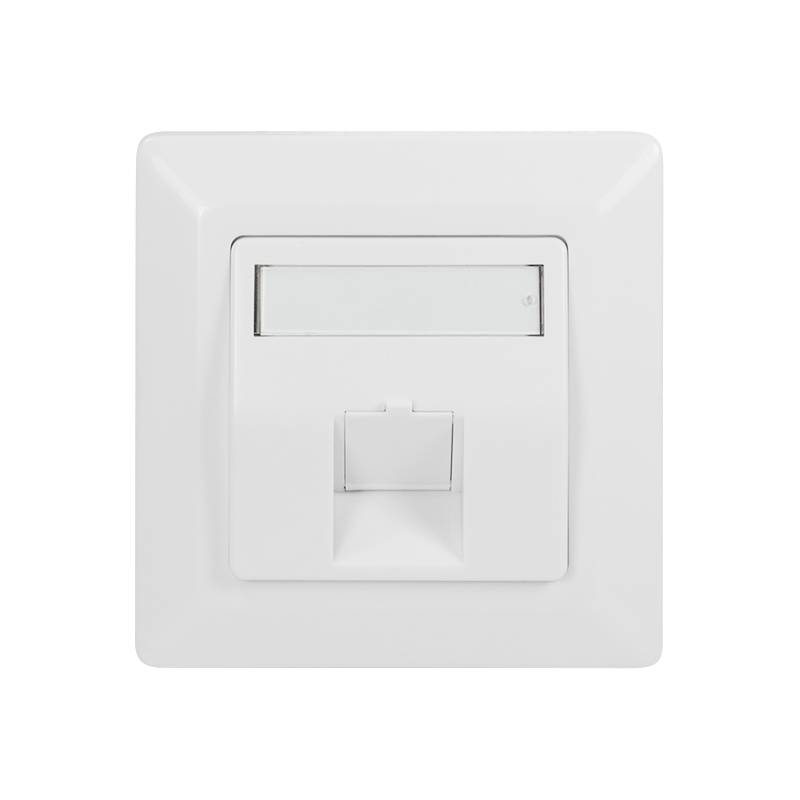 LogiLink - Keystone-Steckdose - 1 Modul - RAL 9003