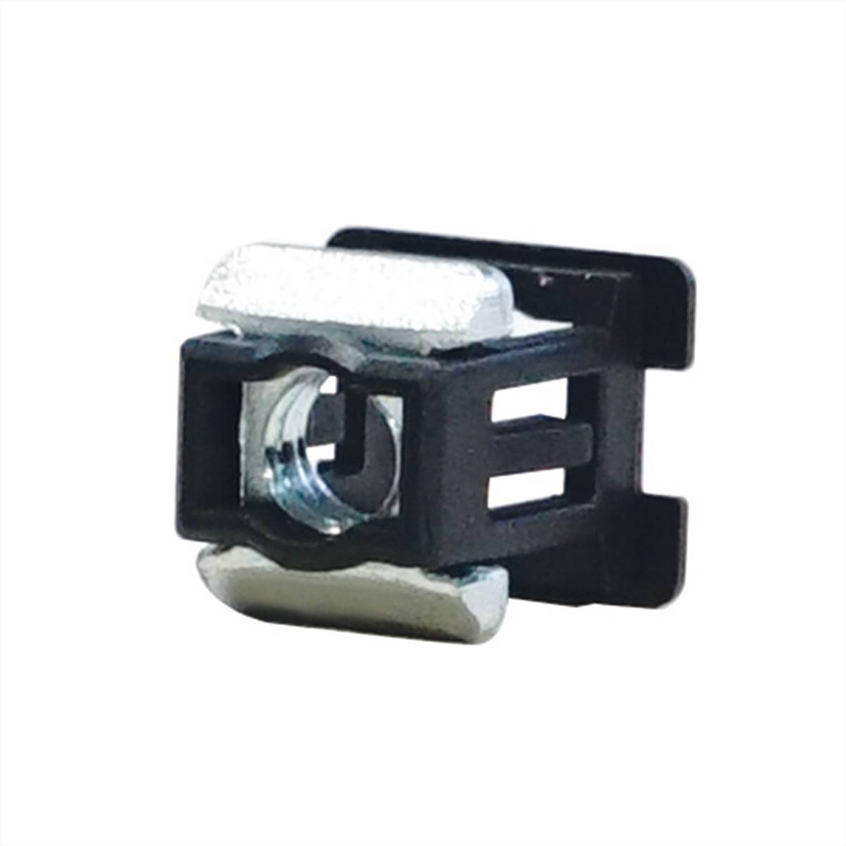 19"-Käfigmutterset M5, mit Einsteckmuttern, 4fach